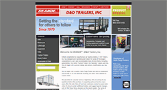 Desktop Screenshot of deandetrailers.com